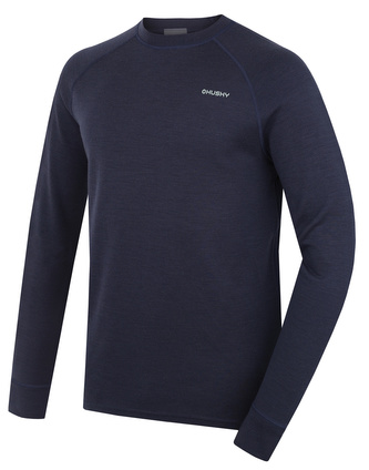 Pánská merino mikina Aron M dk. blue - XXL Pánská merino mikina Aron M dk. blue - XXL