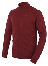 Pánská mikina z merino vlny Alou M bordo - XXL