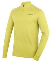 Pánská merino mikina Aron Zip M lime green - S
