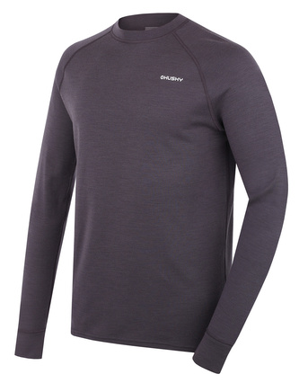 Pánská merino mikina Aron M graphite - XL Pánská merino mikina Aron M graphite - XL