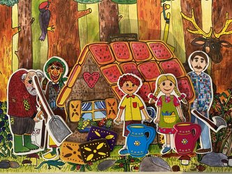 Marionetino - Loutková pohádka bez tyček - Perníková chaloupka