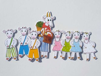 Marionetino - Loutky a rekvizity - O neposlušných kůzlátkách