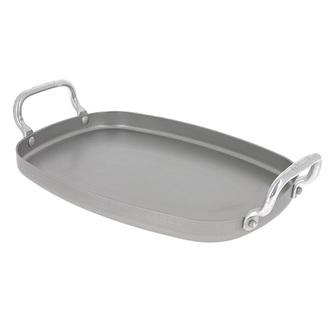 Ocelová pánev de Buyer, 5640.01, Mineral B Element, Plancha, zaoblená, 38 x 26 cm