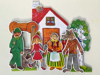 Marionetino - Loutky a rekvizity - Červená Karkulka