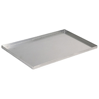 ALUMINIUM BAKING TRAY, TH 1,5 MM STRAIGHT EDGES 60X40 CM