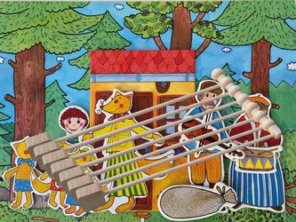 Marionetino - Loutková pohádka s tyčkami -  Budulínek