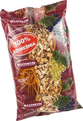Dřevní štěpka na uzení a grilování - třešeň 450g - BIOWIN