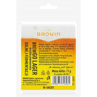 Suché pivní kvasnice BrewGo Lager 11g - BIOWIN