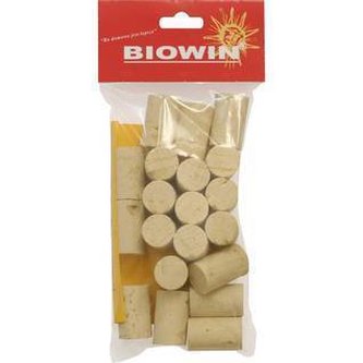 Sada potahovaných špuntů 20ks - 24 x 38mm - BIOWIN
