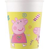 Party papírové kelímky prasátko Peppa 8 ks