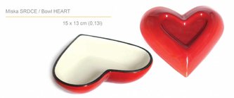 Smaltovaná, litinová forma ve tvaru srdce Queen line Sfinx, průměr 15 cm, objem 0,13 litrů, váha - Belis