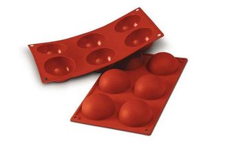 Silikonová forma polokoule 360ml na 6ks