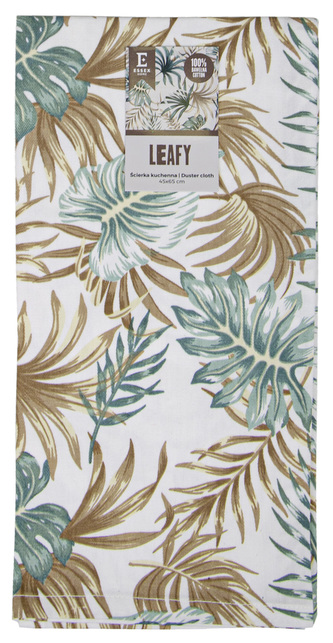 Utěrka bavlněná LEAFY béžová 45x65 cm Essex