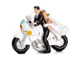 Svatební figurka motorkář 11,5cm - PartyDeco