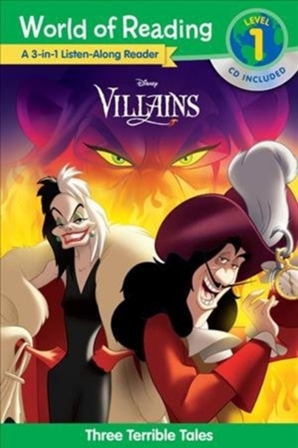 WORLD OF READING VILLAINS 3IN1 LISTENALO