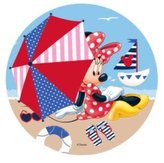 Jedlý papír Mickey a Minnie 21cm - Modecor