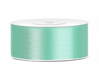Saténová stuha mint 25 mm x 25 m