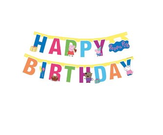 Girlanda prasátko Pepa 140cm - tib