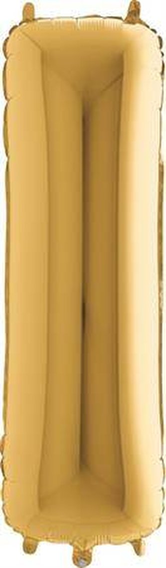 Nafukovací balónek písmeno I zlaté 102 cm - Grabo