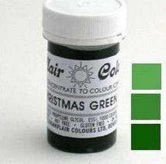 Gelová barva Sugarflair (25 g) Christmas Green