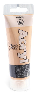 Akrylová barva PRIMO METALLIC, 75ml, ZLATORŮŽOVÁ, tuba
