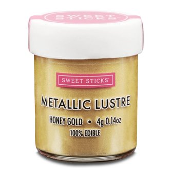 Prachová barva metalická Honey Gold 4g - Sweet Sticks