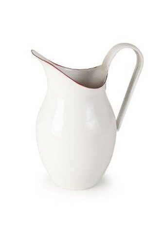 Smaltovaný džbán bílo červený 1,5l - Ibili