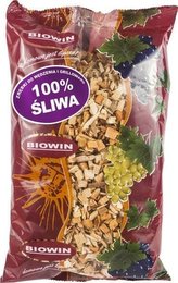 Dřevní štěpka na uzení a grilování - švestka 450g - BIOWIN