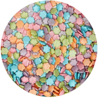 Cukrové sypání barevné kvítí 70g - FunCakes