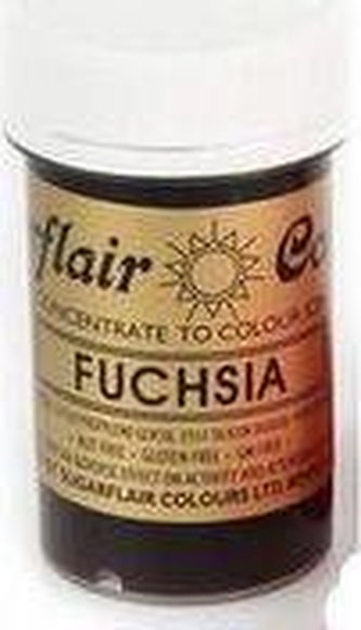 Gelová barva Sugarflair (25 g) Fuchsia