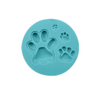 Silikonová formička psí tlapky 9,5cm - Cakesicq