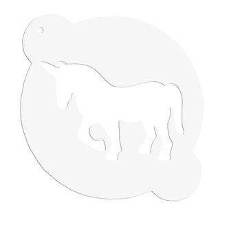 Stencil na dort 15cm jednorožec 13cm - Stadter