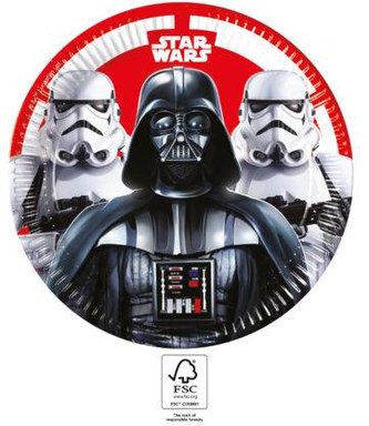 EKO Papírové talíře Star Wars Final Battle 23 cm - 8 ks