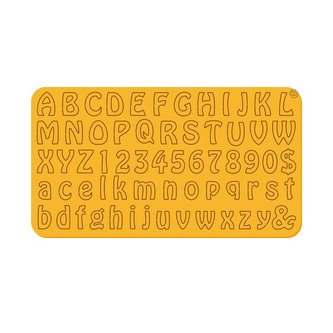 Vytlačovací abeceda Clasic 23x12,5cm - Cakesicq