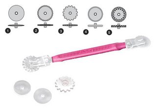 Silikomart Radélko s pěti nástavci