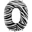 Nafukovací balónek číslo 0 zebra 102cm extra velký - Grabo
