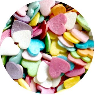 Cukrová srdíčka barevná 65g - Scrumptious