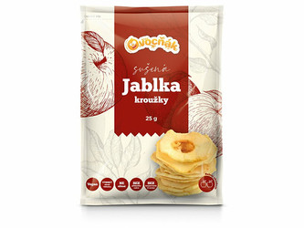 Ovocňák Jablečné kroužky sušené 25 g