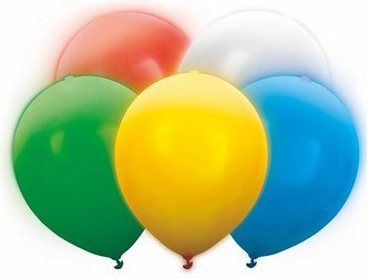Led svítící balónky 5ks 30cm - PartyDeco