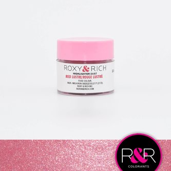 Prachová metalická barva  2,5g Highlighter red lustre - Roxy and Rich