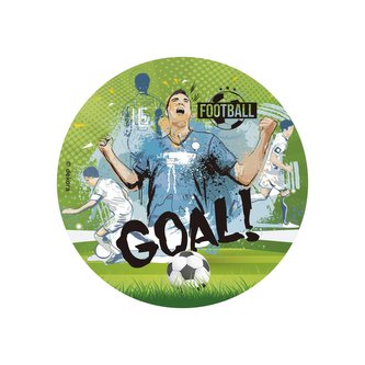 Fondánový papír Fotbal gól 15,5cm - Dekora