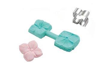 Žilkovač a vykrajovátko Hortenzie - Silikomart