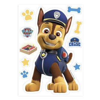 Jedlý papír Paw Patrol Chase k vystříhnutí 21x14,8cm - Dekora