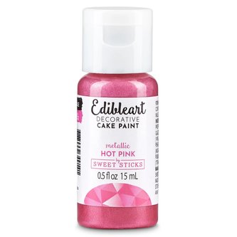 Tekutá barva metalická Hot Pink 15ml - Sweet Sticks