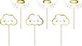 PartyDeco zapichovací dekorace na muffiny Obláčky a křídla