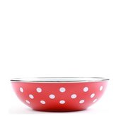 Smaltovaná miska BÍLÝ PUNTÍK 18 cm, 0,8 l - Belis