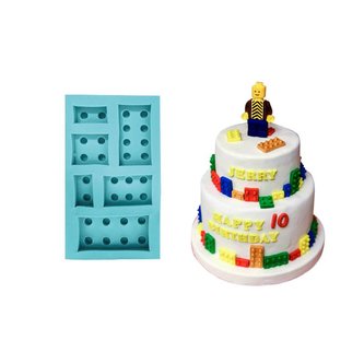 Silikonová formička kosty lego - Cakesicq