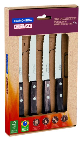 Sada příborů 4ks na Pizzu - Tramontina