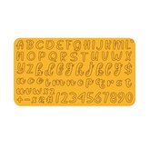 Vytlačovací abeceda Romantic - Cakesicq