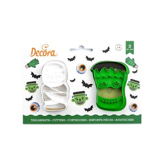Vykrajovátko mumie a frankenstein 8cm - Decora